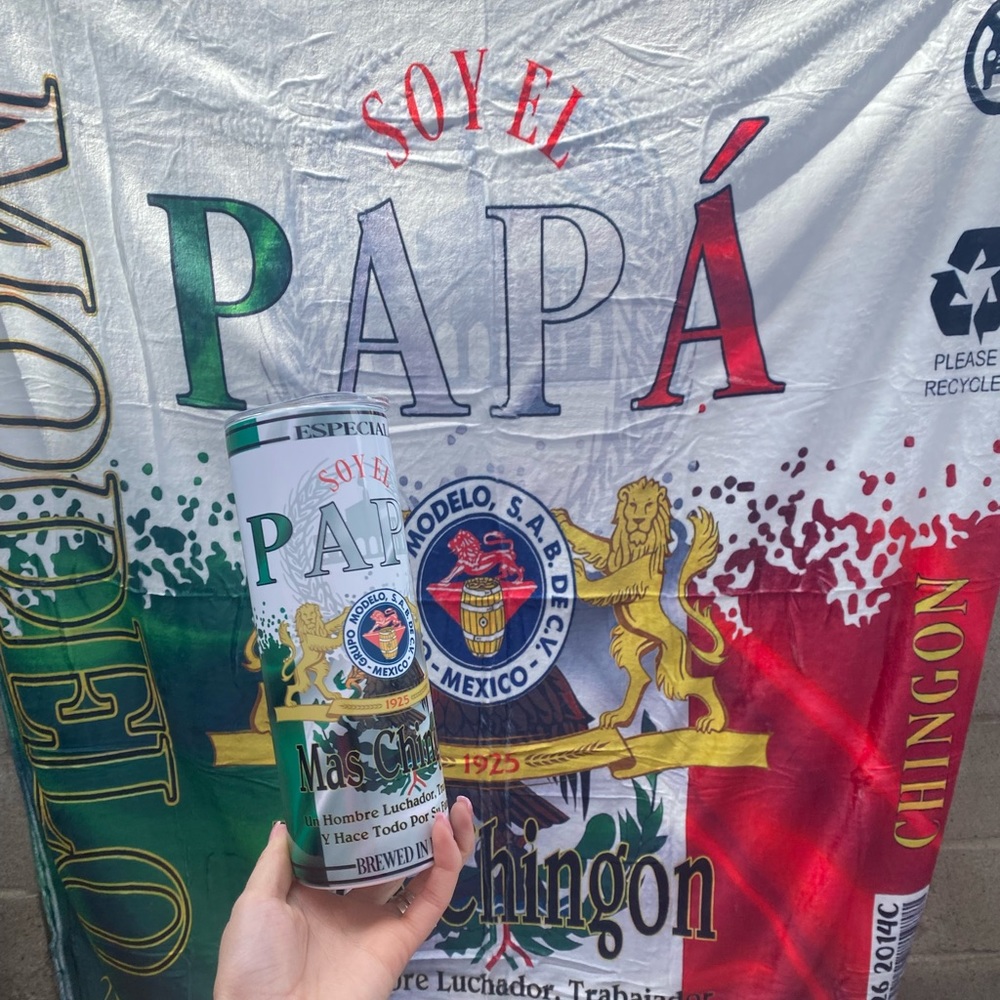 Soy el papá tumbler blanket